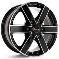 Alu kola AVUS RACING AC-V61 black polished 7,5x17" 6x114,3 ET30 66,1